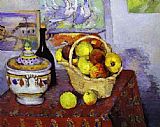 Paul Cezanne Famous Paintings - Still Life with Soup Tureen